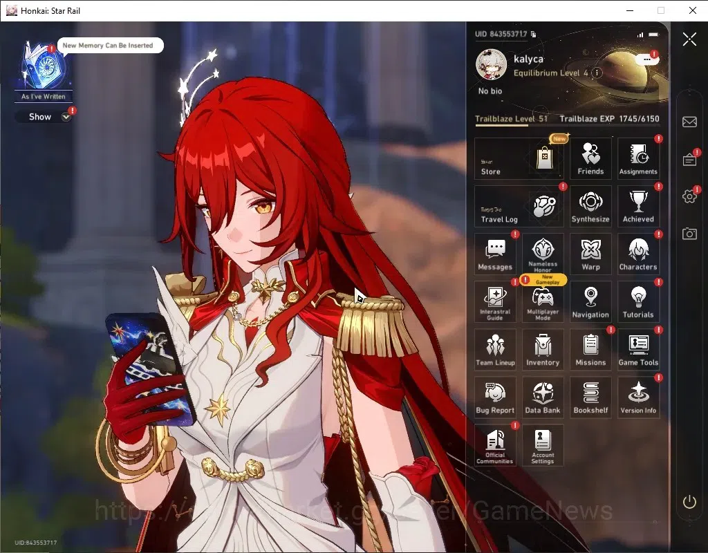 Honkai Star Rail Accounts Others ASIA|TL 51|4 Limited|Himeko:Nova,Huohuo,Archer,Seele & 1 Standard (Bailu)|Male MC|Many 1