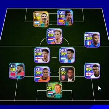 eFootball Accounts Legends & Iconic Players Androiid|Power 2909|Big Time Lionel Messi|Epic Edwin van der