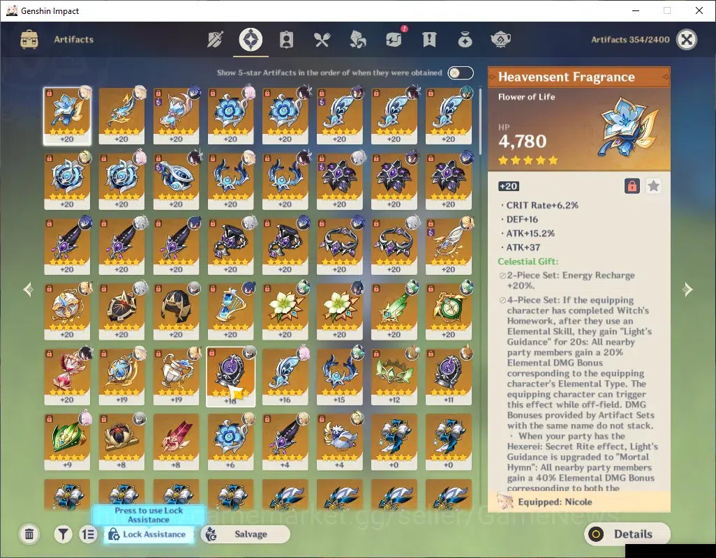 Genshin Impact Accounts ASIA|AR 55|BD Unset|4 Limited + 1 (*5Weapon)|Colum image 4