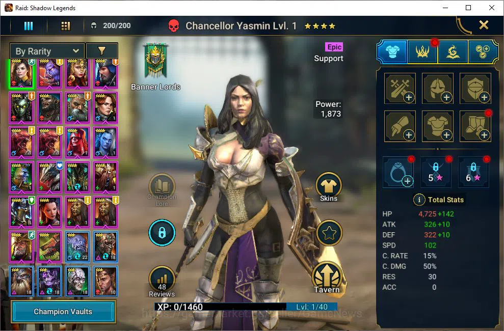 Raid: Shadow Legends Accounts Lv31 799K Power|1 Mythical (Androc)|21 Legendary(X image 5