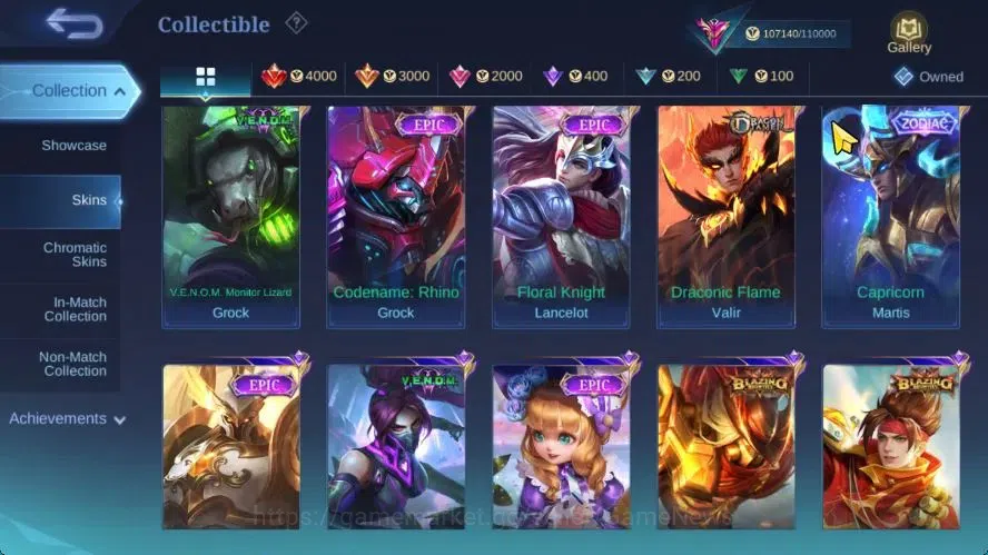 Mobile Legends: Bang Bang Accounts Hero 132|Skin 348|High Immo 111|PRIME[Granger,beat image 13
