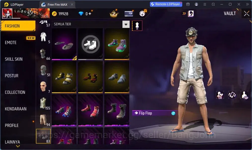 Free Fire Accounts Indonesia | UMP BOOYAH DAY LV.4 | BackPack HEARTRO image 12