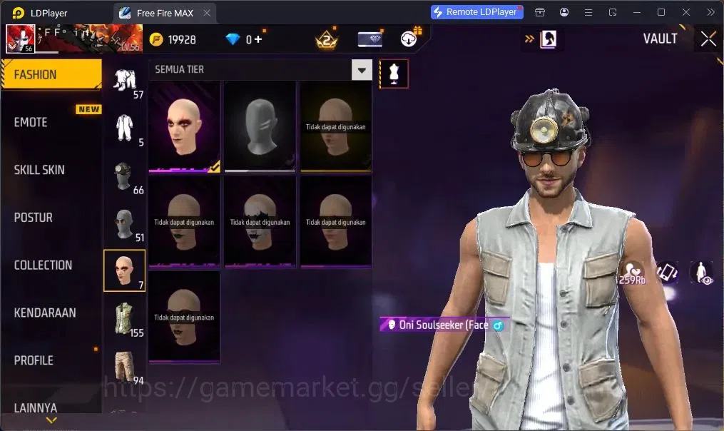 Free Fire Accounts Indonesia | UMP BOOYAH DAY LV.4 | BackPack HEARTRO image 15