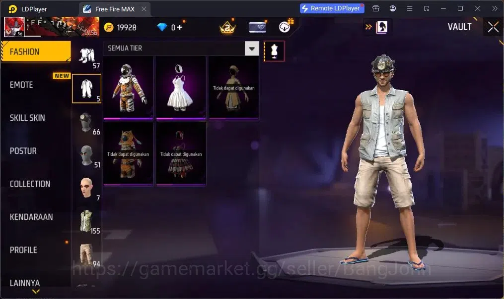 Free Fire Accounts Indonesia | UMP BOOYAH DAY LV.4 | BackPack HEARTRO image 18
