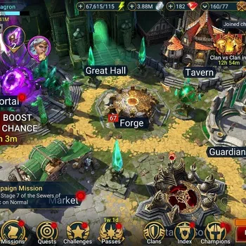 Raid: Shadow Legends Accounts Mid-Game Lv 45 1.14M Power|1 Mythic[Androc]|30 Legend