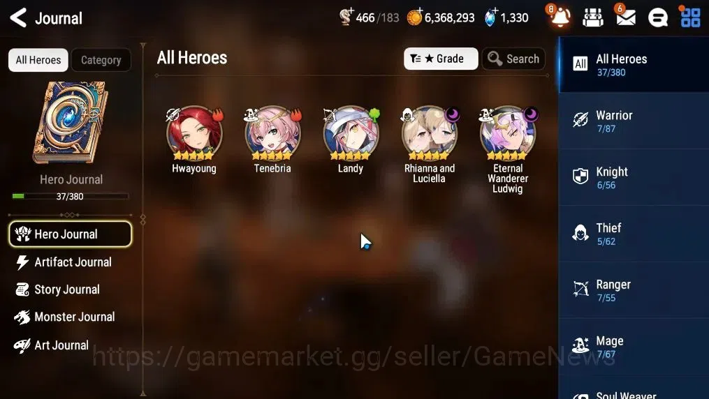Epic Seven Accounts GLOBAL Unverif|New Era|2 ML(Rhiana N Luciel,EW Lud image 11