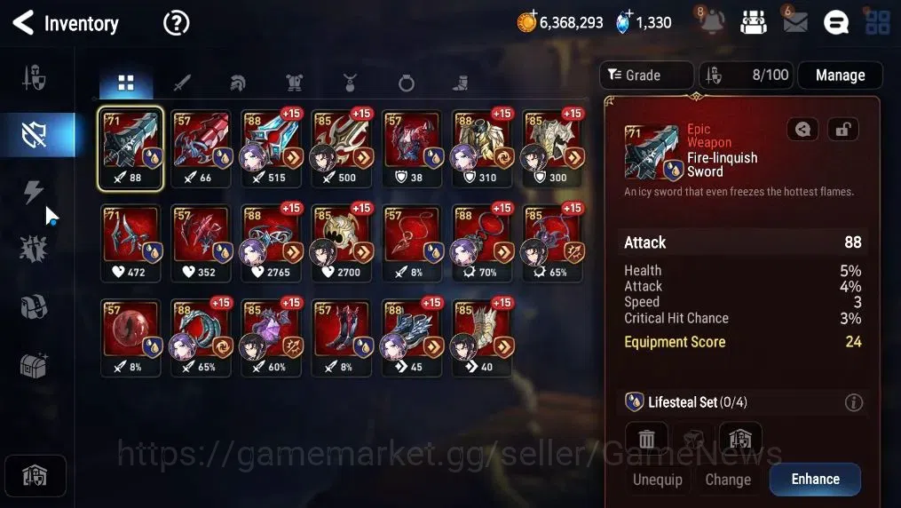 Epic Seven Accounts GLOBAL Unverif|New Era|2 ML(Rhiana N Luciel,EW Lud image 15