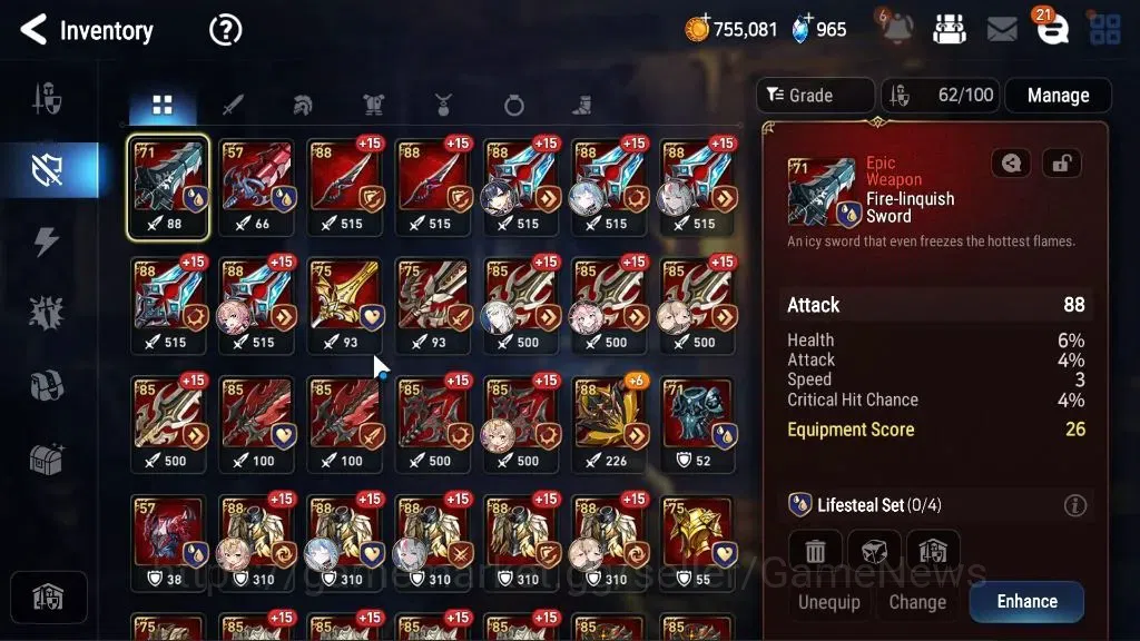 Epic Seven Accounts Global Unverif|New Era|5 ML(Rhiana n Luciel,NM Lun image 15