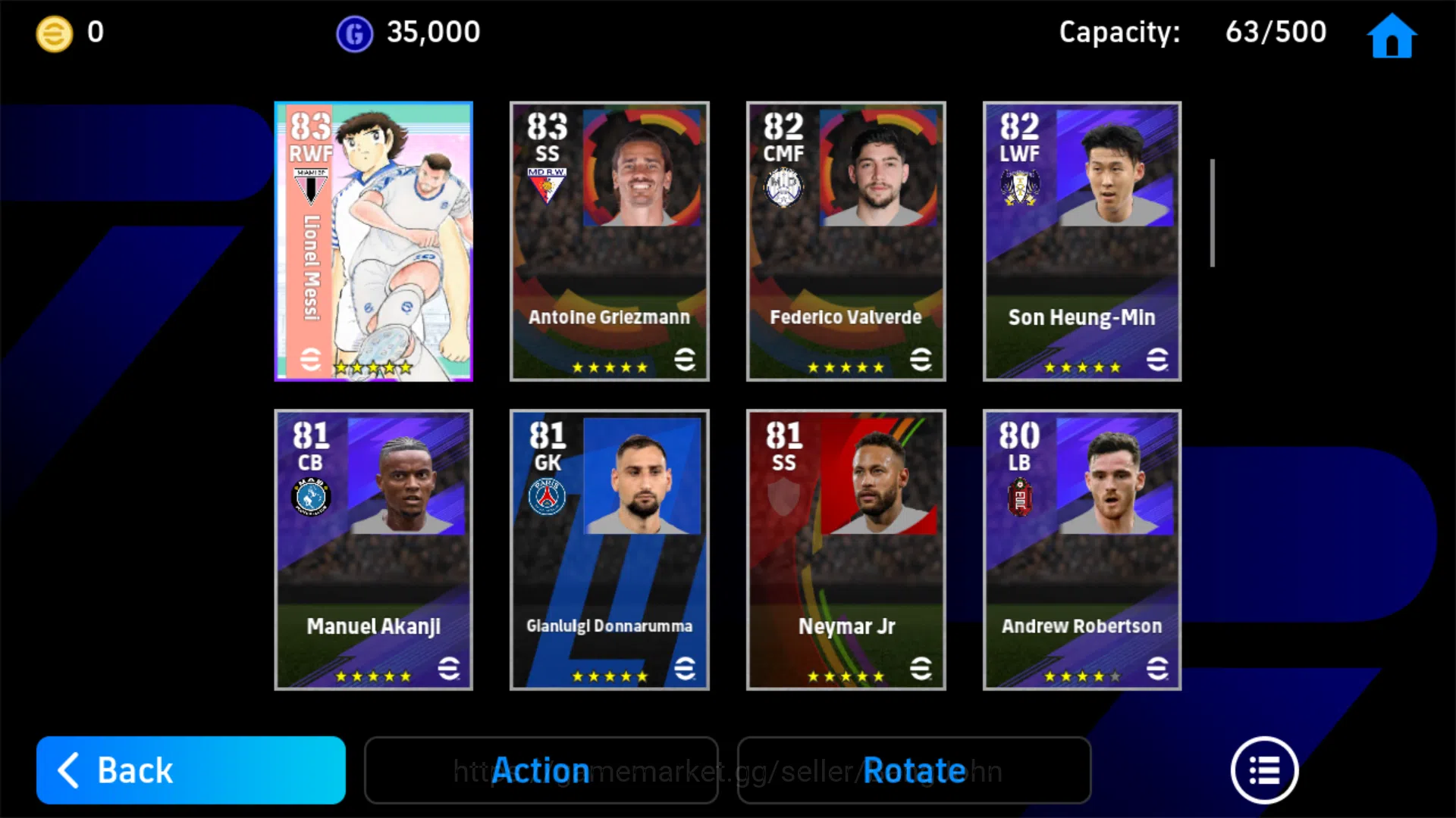 eFootball Accounts Others power 2831 | zlatan ibrahimovic big time | akira silvano disaro showtime | EFB128B 5