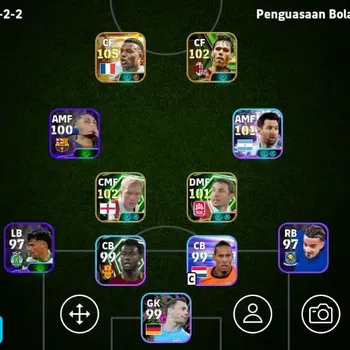 eFootball Accounts Legends & Iconic Players Mobile|PW 3080|NewKyllanMbappeBigT,LionelMessiShowT,MarkvanBommelEpic,Jan Koller