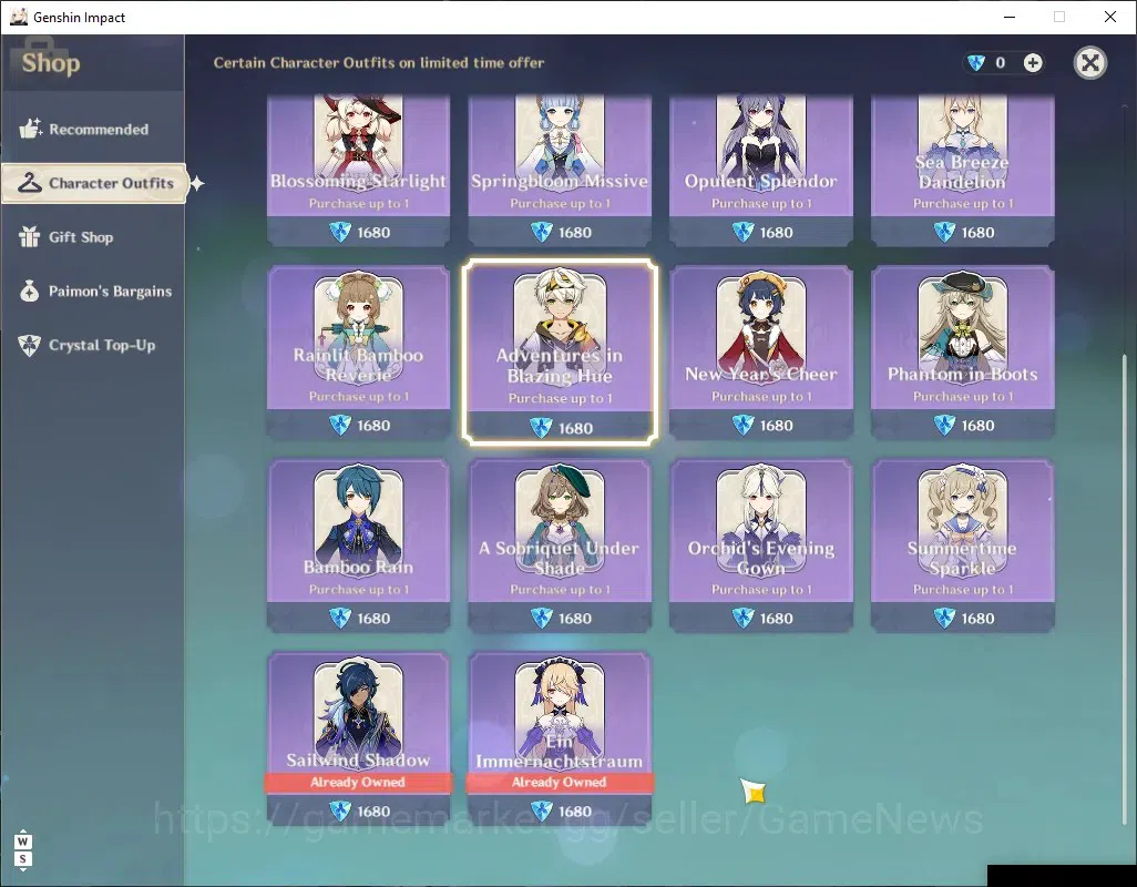 Genshin Impact Accounts Others ASIA|AR 57|9 Limited+3(5*Weapon)|(Raiden Shogun,Ganyu)Sign,Neuvillette,Kazuha,Ayaka,Arataki 16