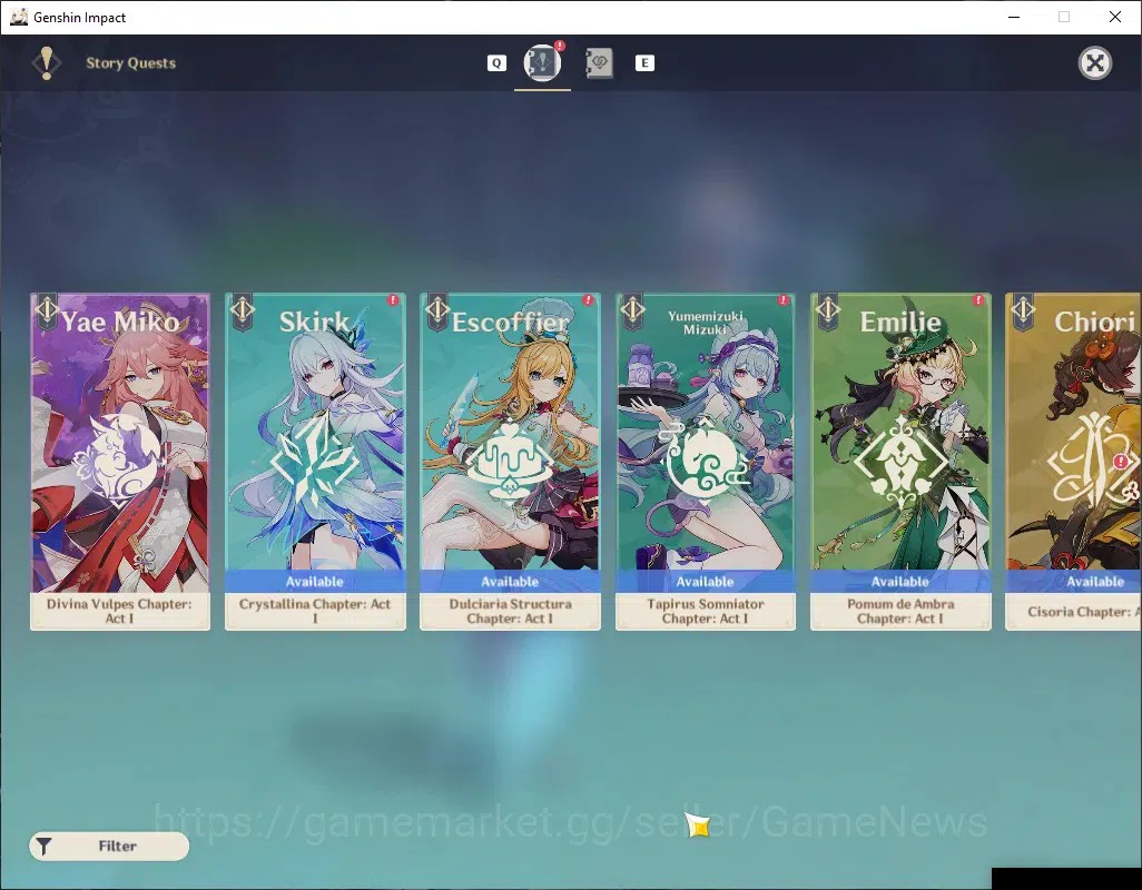 Genshin Impact Accounts Others ASIA|AR 57|9 Limited+3(5*Weapon)|(Raiden Shogun,Ganyu)Sign,Neuvillette,Kazuha,Ayaka,Arataki 18