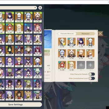 Genshin Impact Accounts Others ASIA|AR 57|9 Limited+3(5*Weapon)|(Raiden Shogun,Ganyu)Sign,Neuvillette,Kazuha,Ayaka,Arataki