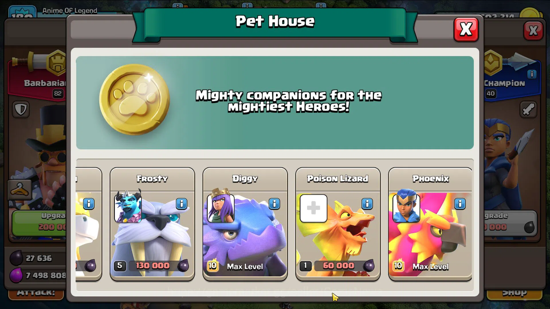 Clash of Clans Accounts Mid-Tier TH 15 MAX-BH 10|LV 180|HH 9|BK 82,AQ 84,63,MP 49,RC 40|CN OFF|933 Gems,3 Epic 8