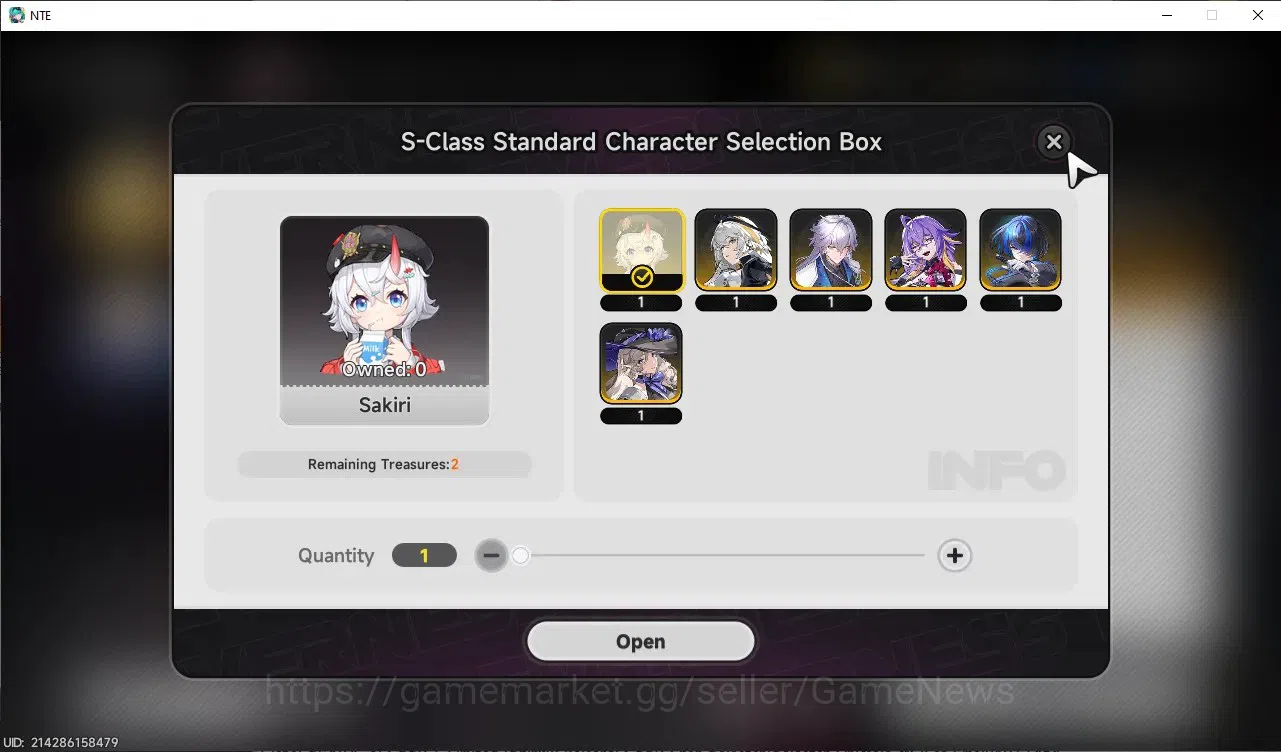 Neverness to Everness Accounts Global SEA|HL 3|2 SSR 1 Limited [Shinku],Baicang|2 SSR Char Selector|Selector On|Male MC|Log 10