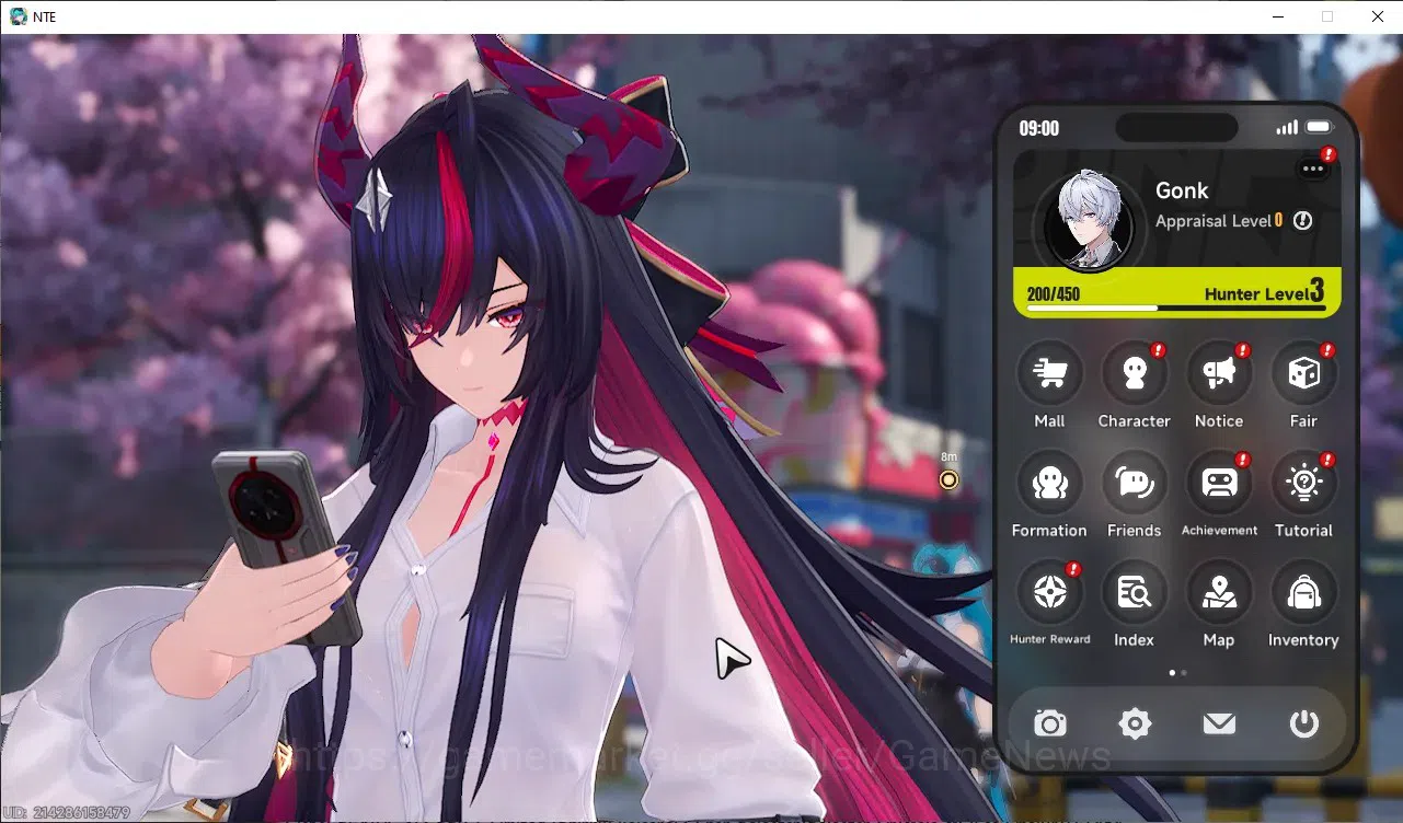 Neverness to Everness Accounts Global SEA|HL 3|2 SSR 1 Limited [Shinku],Baicang|2 SSR Char Selector|Selector On|Male MC|Log 8