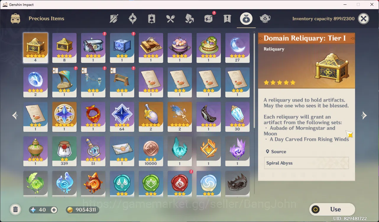 Genshin Impact Accounts nd-Game | ASIA | AR 60 | UID 82 | 18 Limit Neuvill image 6