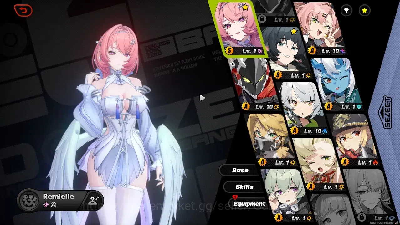 Zenless Zone Zero Accounts Starter NA |IK 06|S1 Prologue|2 Limited| Remielle Dan, Jane Doe +Signature |MC Wise|All 1