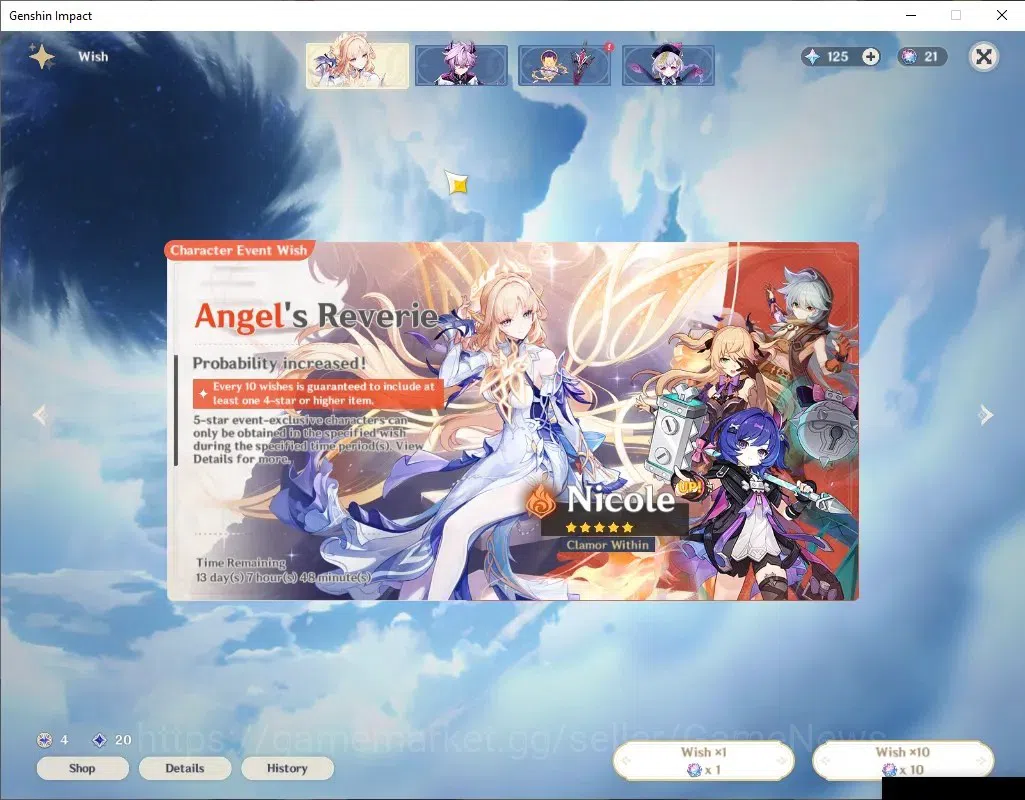 Genshin Impact Accounts ASIA|Ready Gacha|IF 21|AR 56|7 Limited+1(*5Wep)|Xi image 12