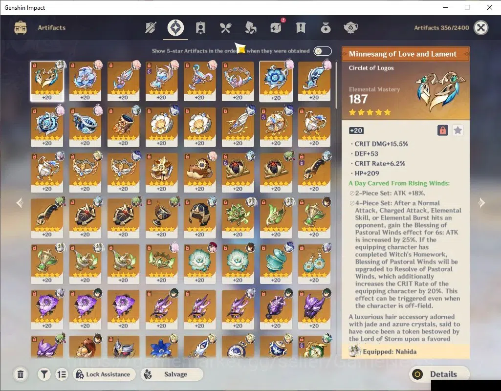 Genshin Impact Accounts ASIA|Ready Gacha|IF 21|AR 56|7 Limited+1(*5Wep)|Xi image 7
