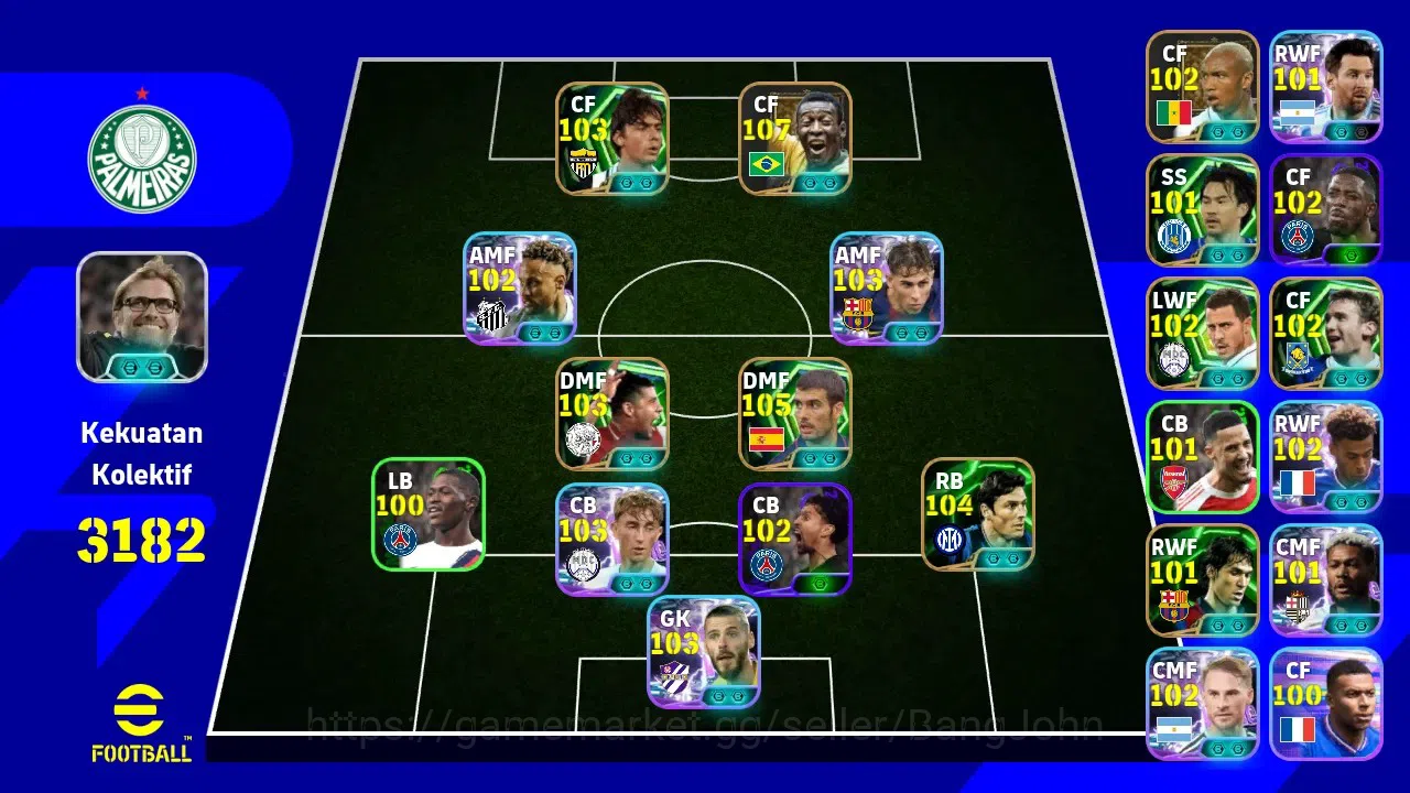 eFootball Accounts Legends & Iconic Players ANDROID|PW 3182|Legend Pele|Epic P Guardiola, J Zanetti, F Rijkaard|2026|EFB1311B 7