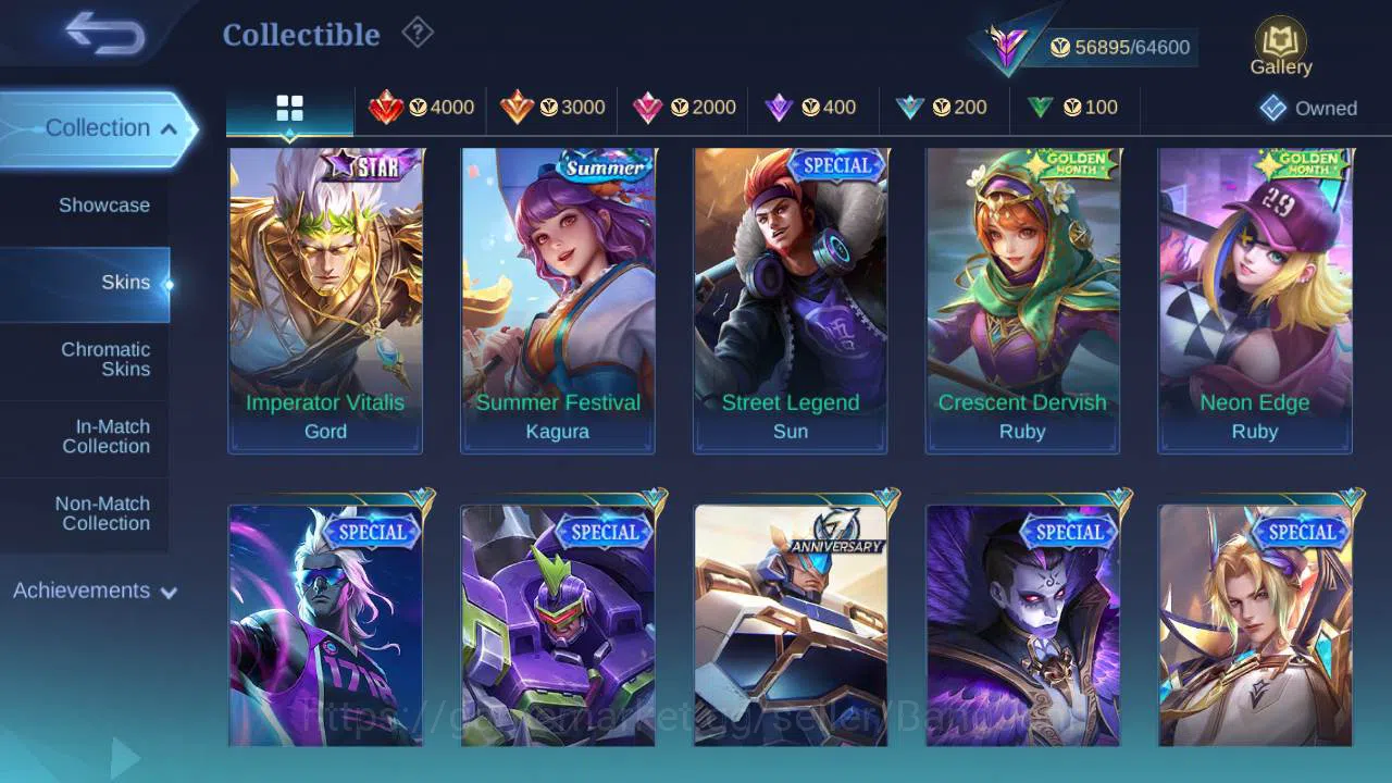 Mobile Legends: Bang Bang Accounts Global, Skin 236,Hero 132|annu Lesley,zodia selena image 10