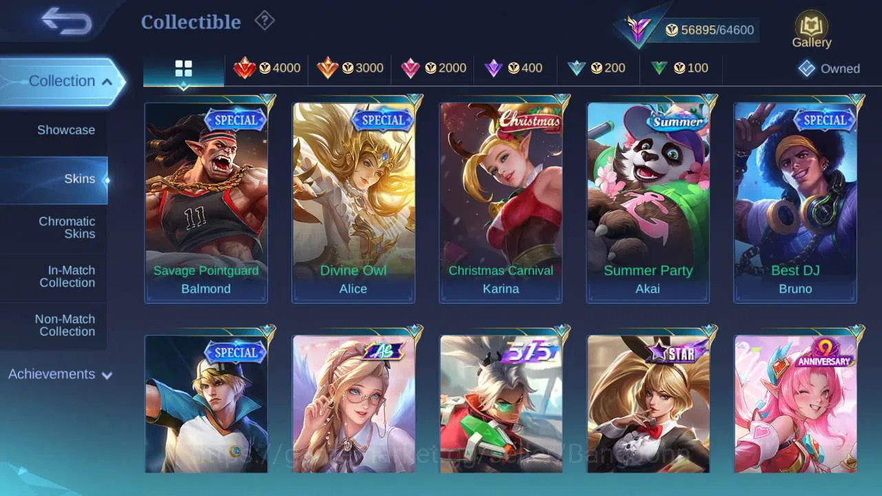 Mobile Legends: Bang Bang Accounts Global, Skin 236,Hero 132|annu Lesley,zodia selena image 11