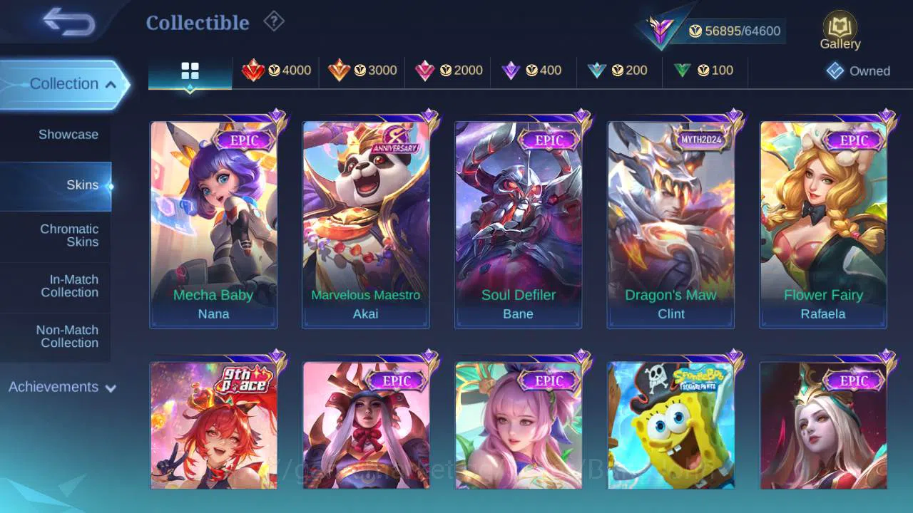 Mobile Legends: Bang Bang Accounts Global, Skin 236,Hero 132|annu Lesley,zodia selena image 15