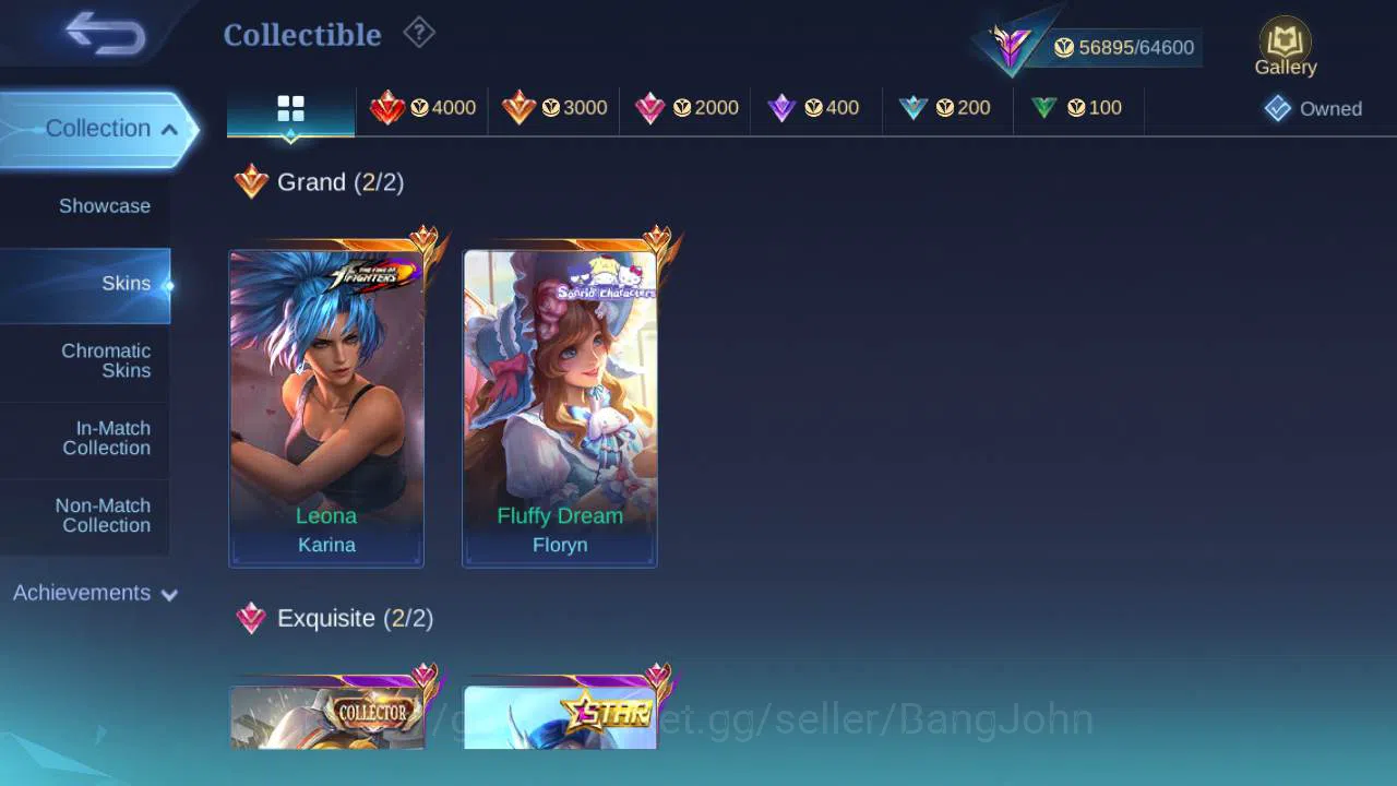 Mobile Legends: Bang Bang Accounts Global, Skin 236,Hero 132|annu Lesley,zodia selena image 17