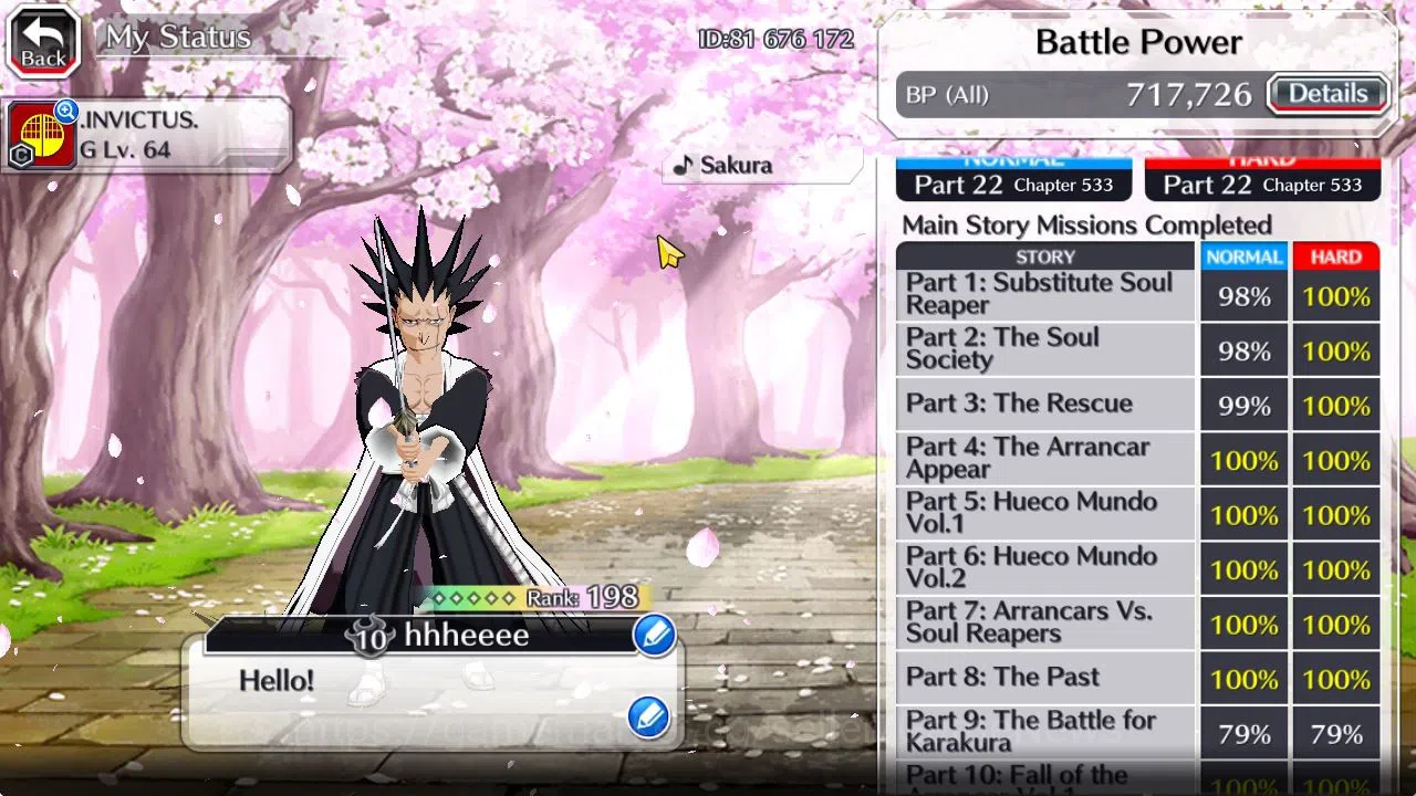 Bleach: Brave Souls Accounts [GLOBAL]46K Orbs|Meninas,LilToto TYBW26,Rukia 10th image 4