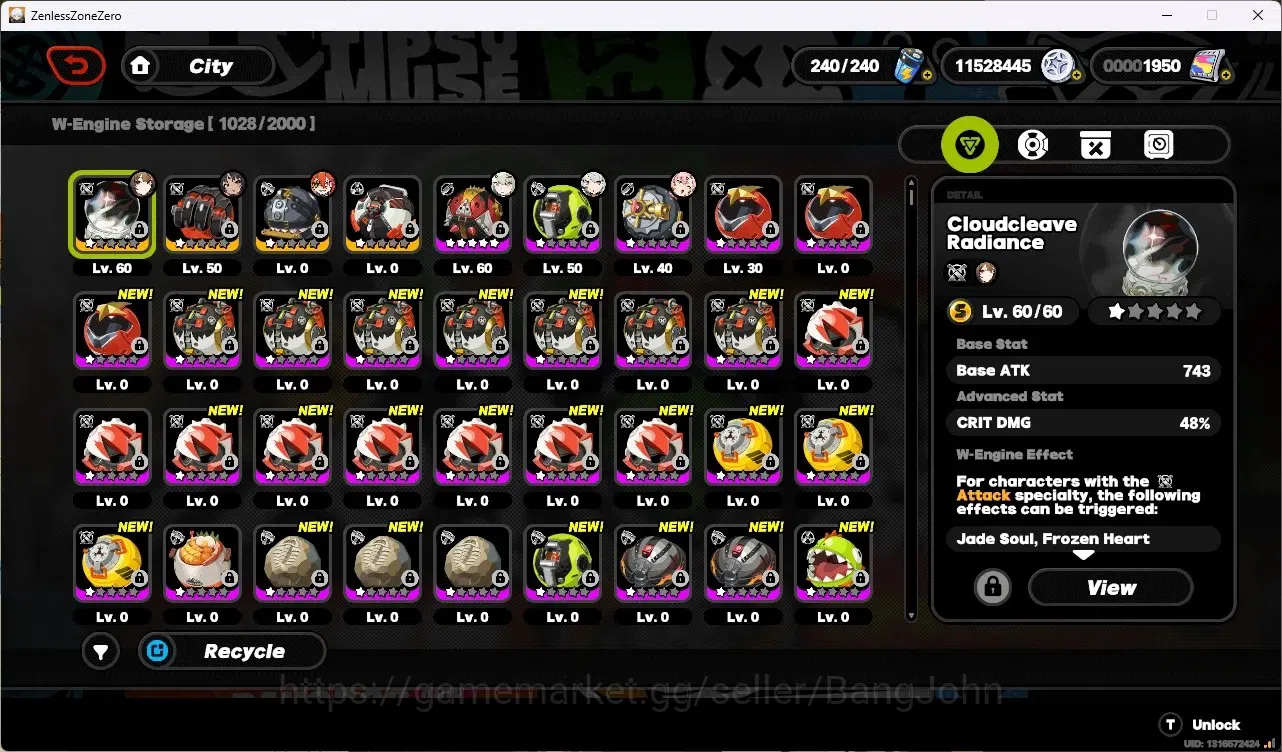 Zenless Zone Zero Accounts ASIA|IK 55|3 Limited (2 AOD&1 VoidHunter)|Ye Shung image 14