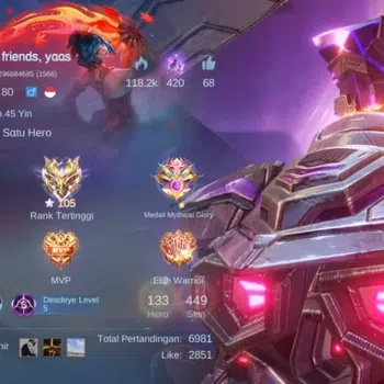 Mobile Legends: Bang Bang Accounts Others Hero133|Skin 449|HighImmo 105|Legend(Alucard,Franco),KOF(Valir,Karina),Aspirant