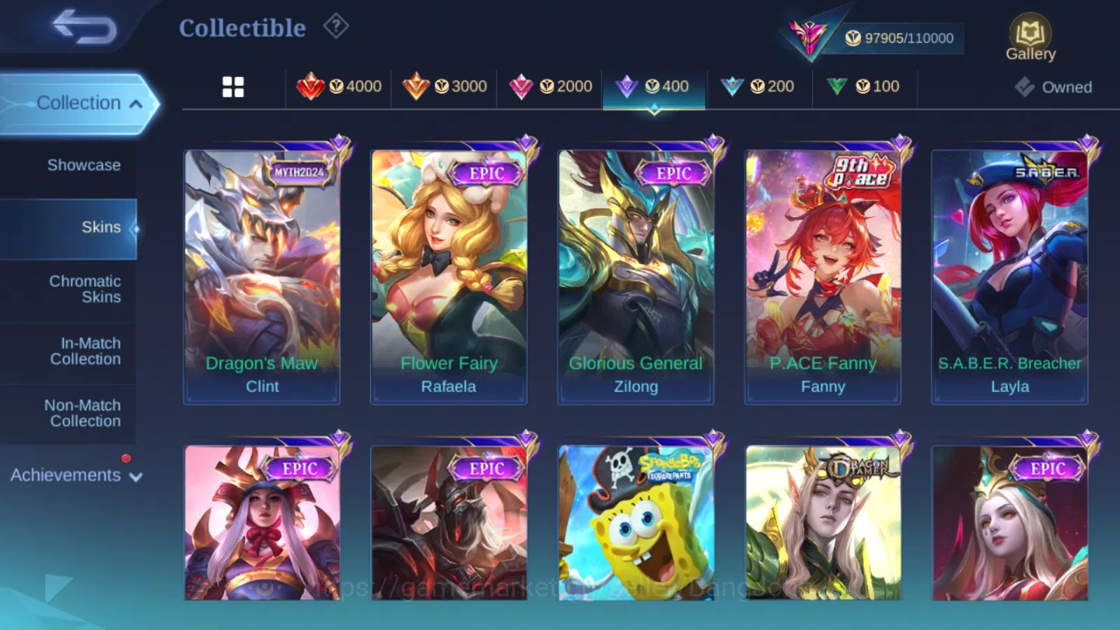 Mobile Legends: Bang Bang Accounts Hero 131 | skin 332 legend freya | 11.11 thamuz n image 10