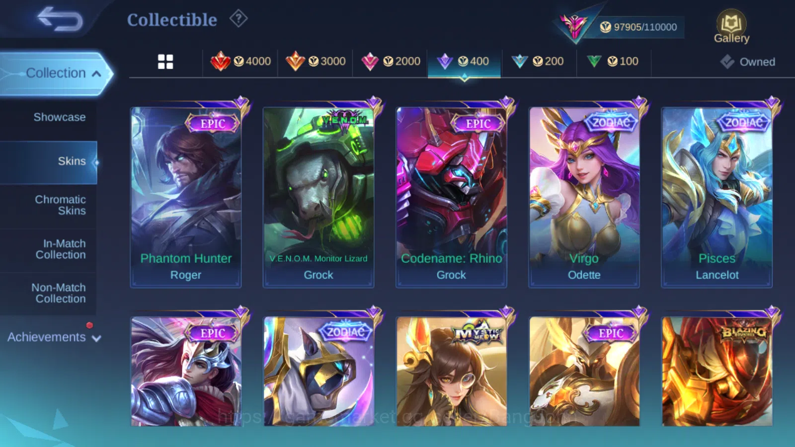 Mobile Legends: Bang Bang Accounts Hero 131 | skin 332 legend freya | 11.11 thamuz n image 12