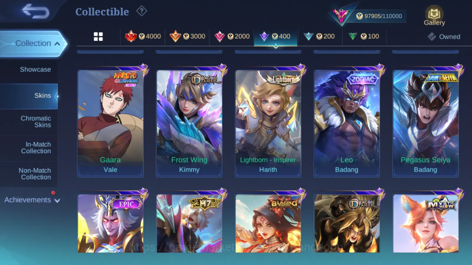 Mobile Legends: Bang Bang Accounts Hero 131 | skin 332 legend freya | 11.11 thamuz n image 14