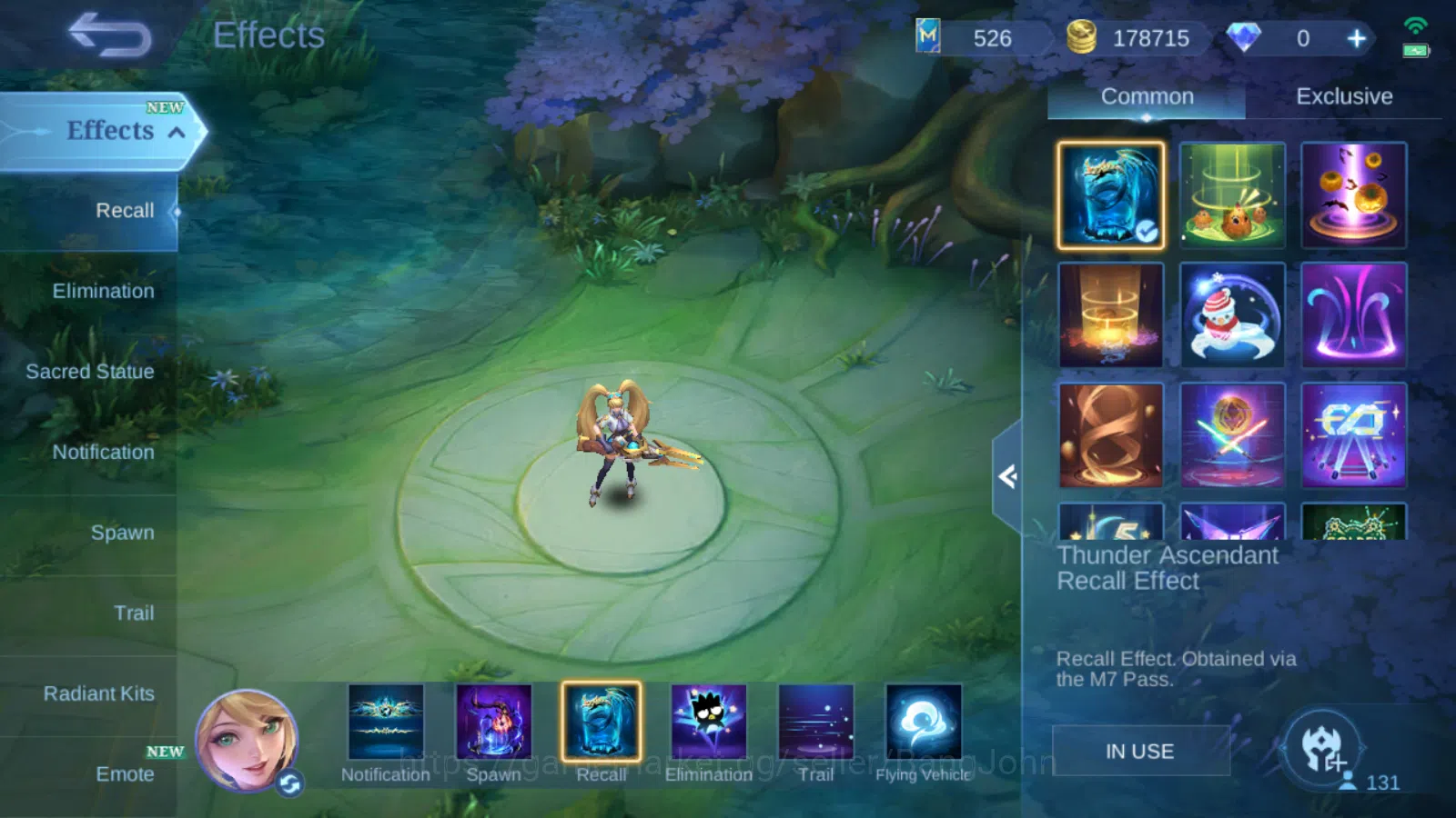 Mobile Legends: Bang Bang Accounts Hero 131 | skin 332 legend freya | 11.11 thamuz n image 3