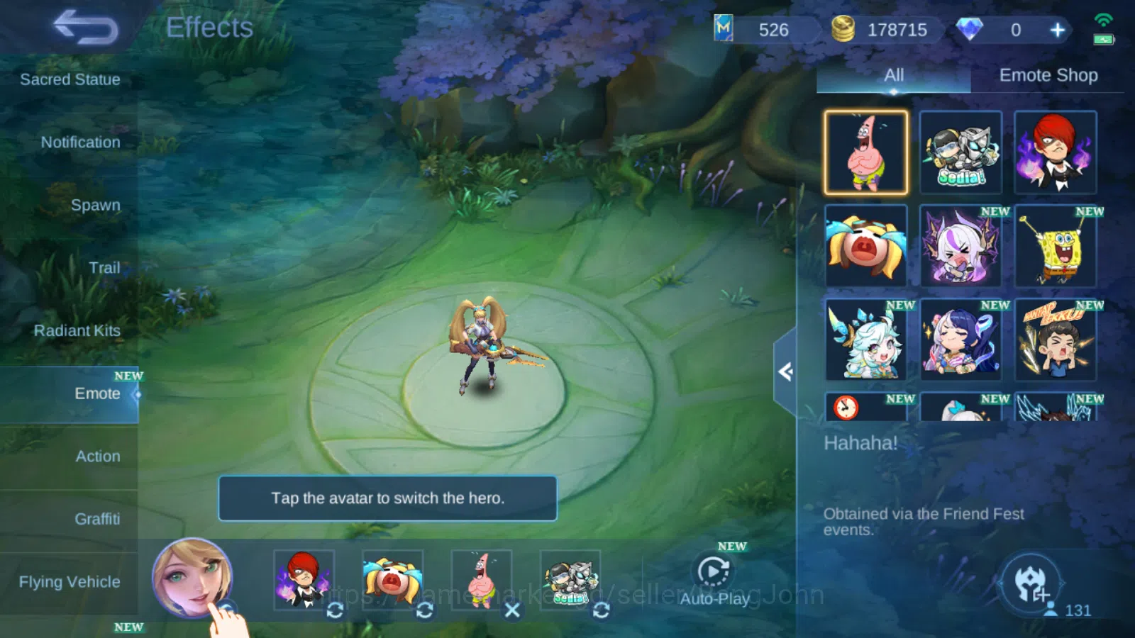 Mobile Legends: Bang Bang Accounts Hero 131 | skin 332 legend freya | 11.11 thamuz n image 4