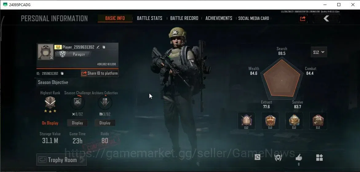 Arena Breakout Accounts MOBILE Lv30|SV 31,1M|CV 26M|Squire VSS|Graffiti AK image 2