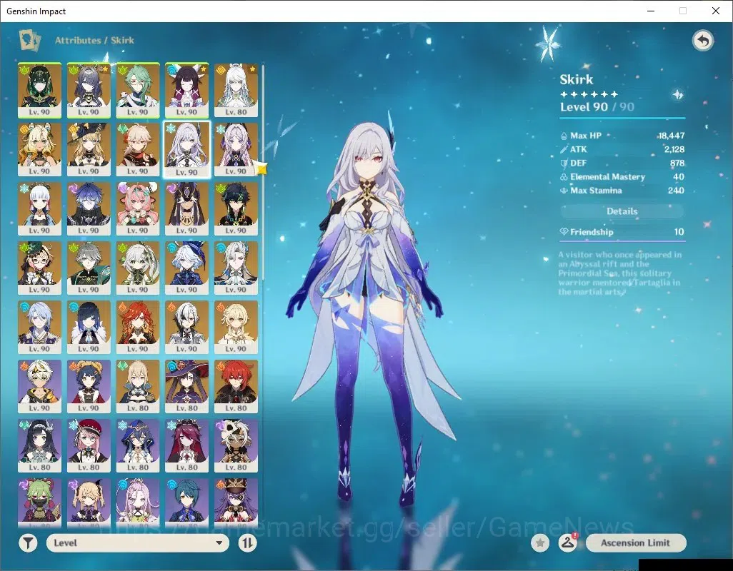 Genshin Impact Accounts ASIA|AR 60|Prem team[Nefer,Mavu,Varesa,Arlec,Alhai image 11