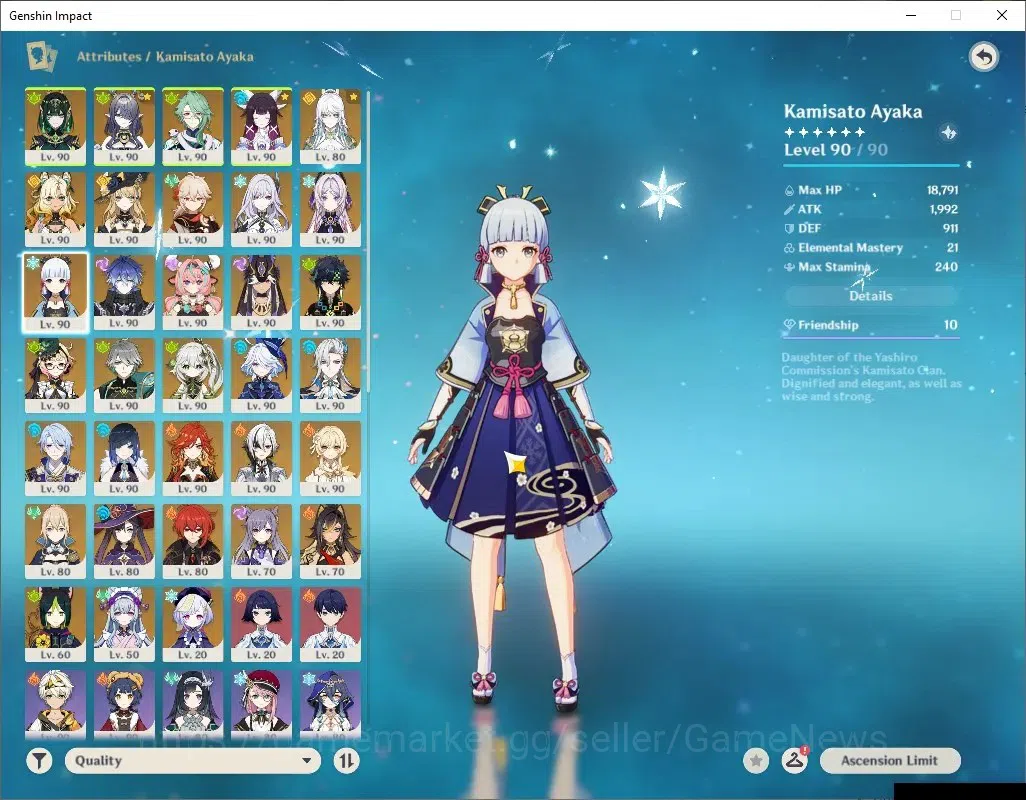 Genshin Impact Accounts ASIA|AR 60|Prem team[Nefer,Mavu,Varesa,Arlec,Alhai image 13