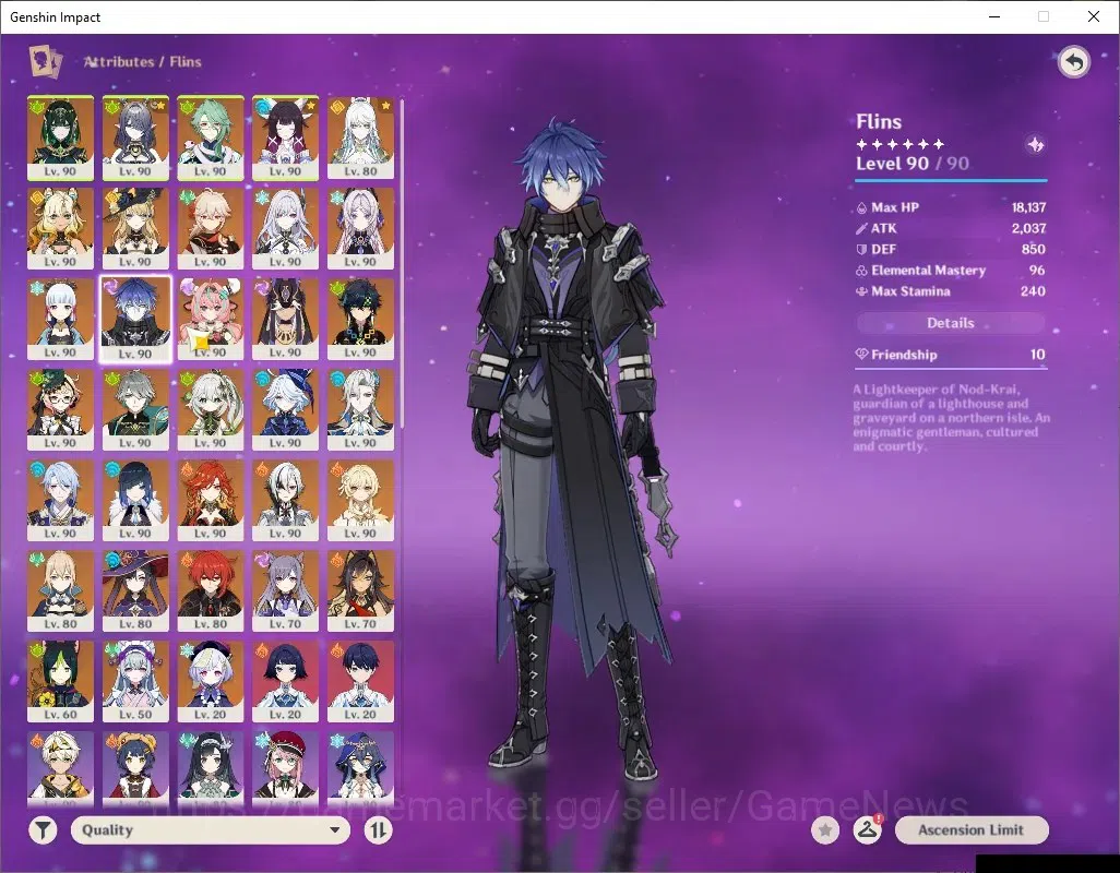 Genshin Impact Accounts ASIA|AR 60|Prem team[Nefer,Mavu,Varesa,Arlec,Alhai image 14