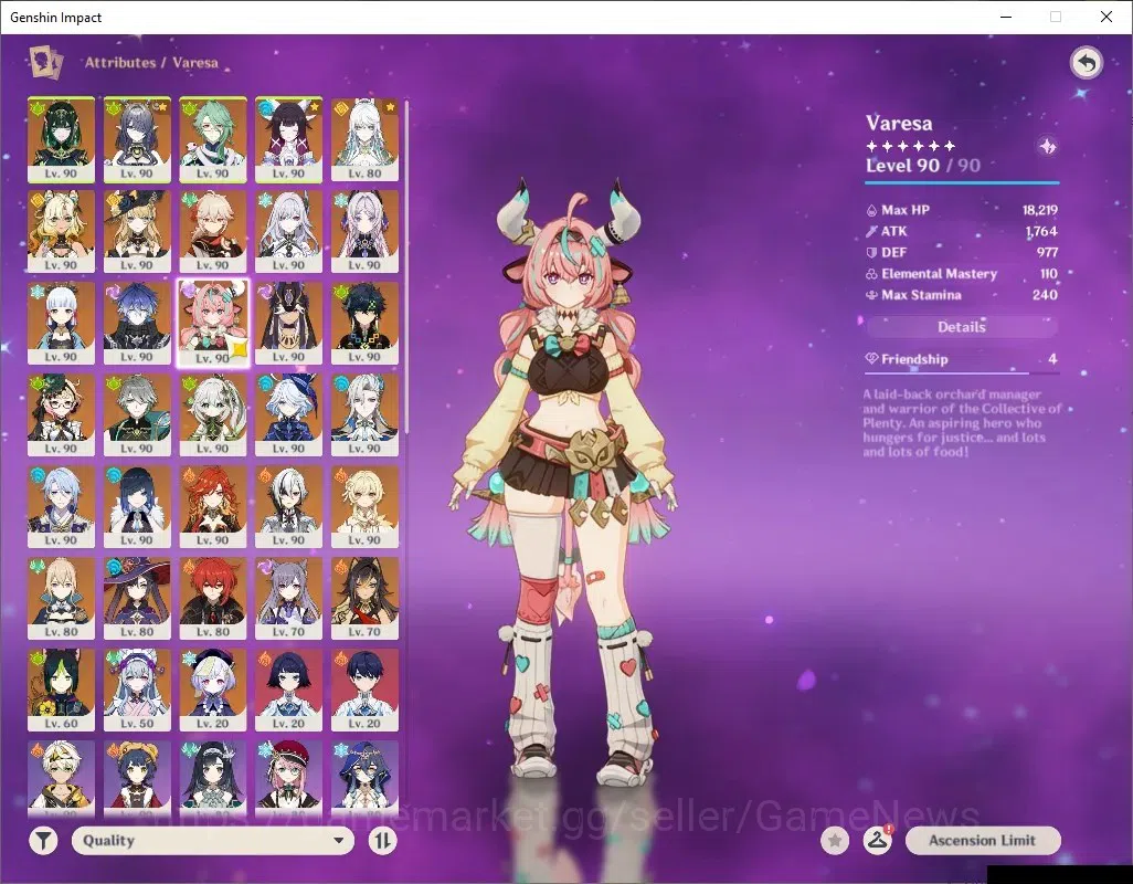 Genshin Impact Accounts ASIA|AR 60|Prem team[Nefer,Mavu,Varesa,Arlec,Alhai image 15