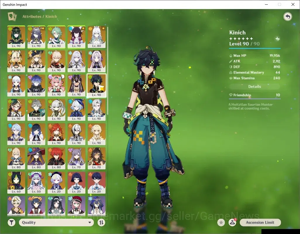 Genshin Impact Accounts ASIA|AR 60|Prem team[Nefer,Mavu,Varesa,Arlec,Alhai image 17