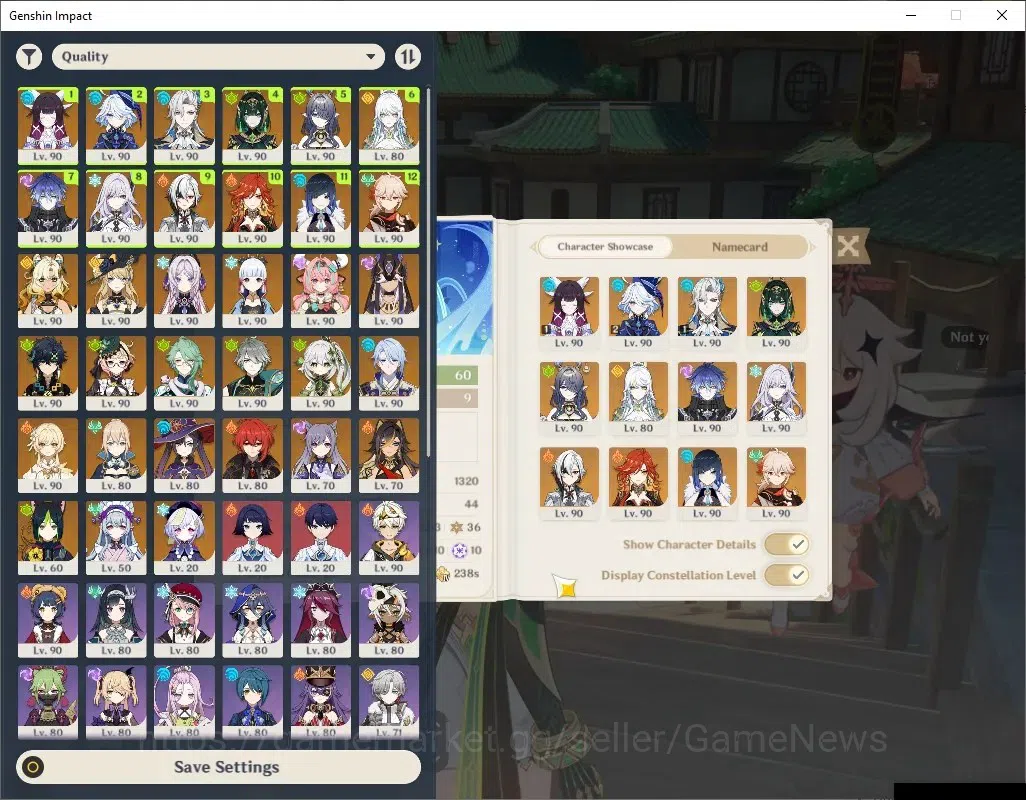 Genshin Impact Accounts ASIA|AR 60|Prem team[Nefer,Mavu,Varesa,Arlec,Alhai image 2