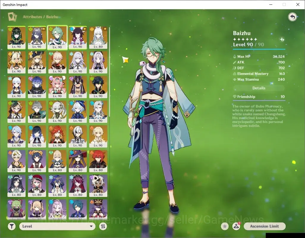 Genshin Impact Accounts ASIA|AR 60|Prem team[Nefer,Mavu,Varesa,Arlec,Alhai image 5