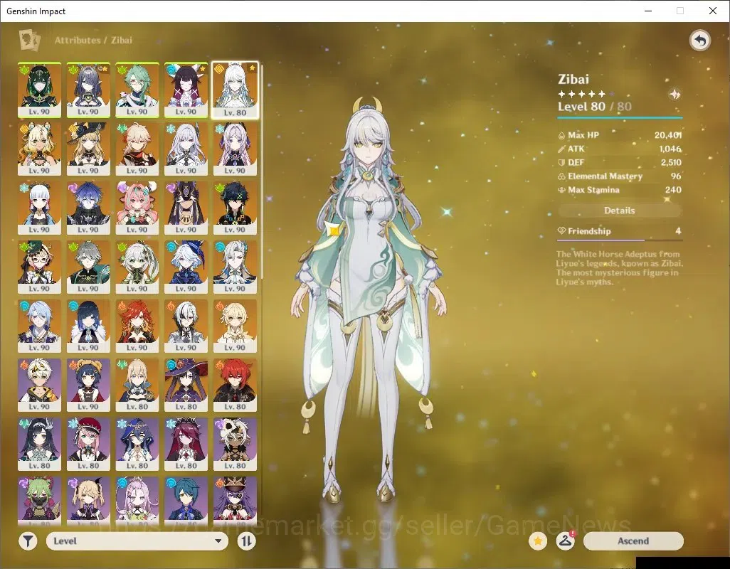 Genshin Impact Accounts ASIA|AR 60|Prem team[Nefer,Mavu,Varesa,Arlec,Alhai image 7