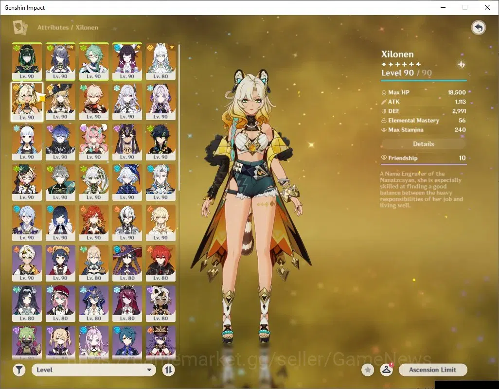 Genshin Impact Accounts ASIA|AR 60|Prem team[Nefer,Mavu,Varesa,Arlec,Alhai image 8