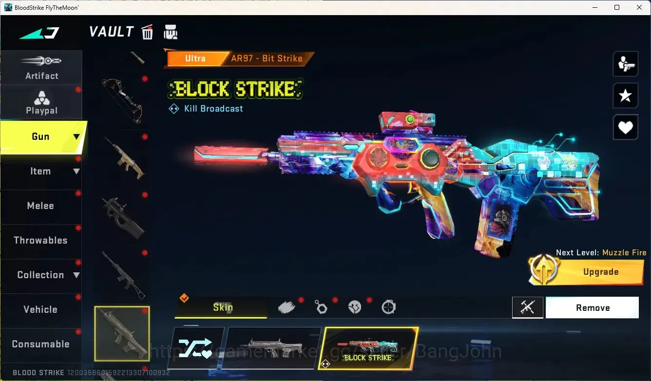 Blood Strike Accounts Others ASIA|1 Eternal Gun:Desert Eagle|5 Collab Gun[7DS/TR/EVA]|1 Limited Gun:Origin-12|6 Ultra Gun|13 14