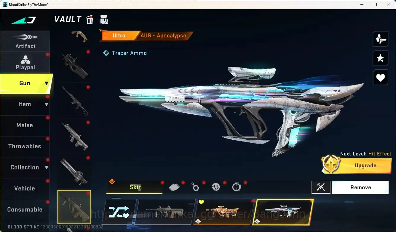 Blood Strike Accounts Others ASIA|1 Eternal Gun:Desert Eagle|5 Collab Gun[7DS/TR/EVA]|1 Limited Gun:Origin-12|6 Ultra Gun|13 15