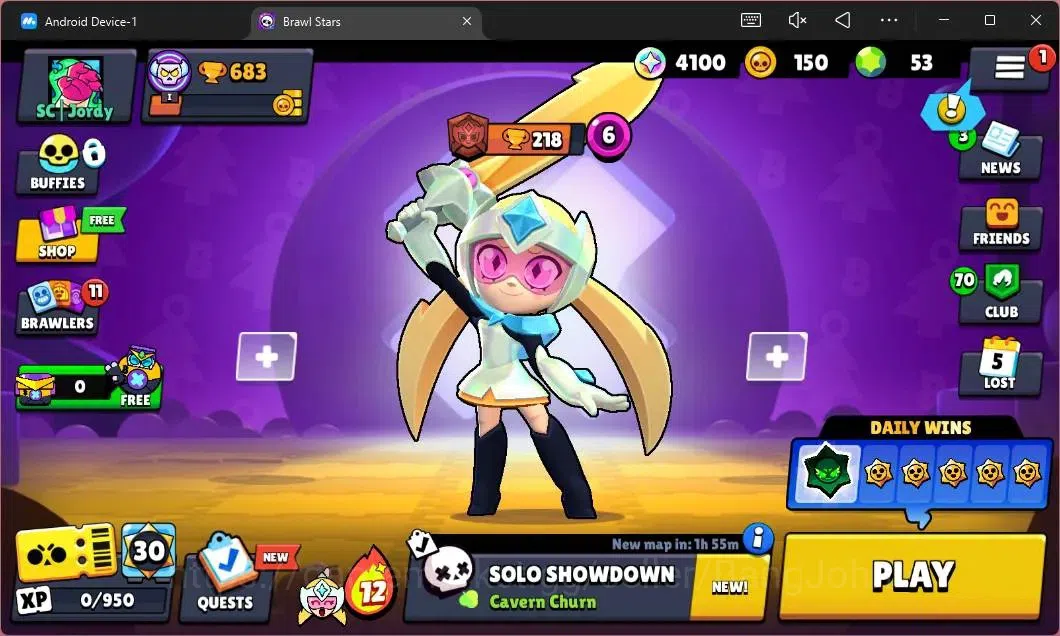 Brawl Stars Accounts Global | 683 Thropy|15 Brawler|2 Max Hypercharge(S image 1